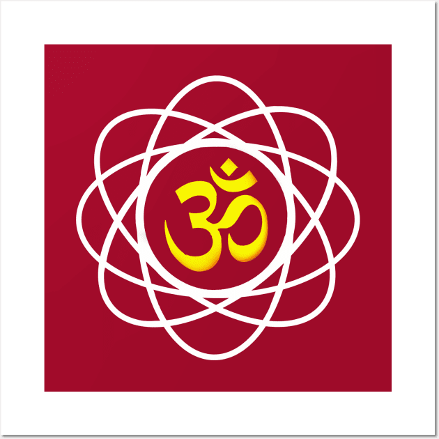 Om Symbol Aum sign Yoga Meditation Mantra Wall Art by PlanetMonkey